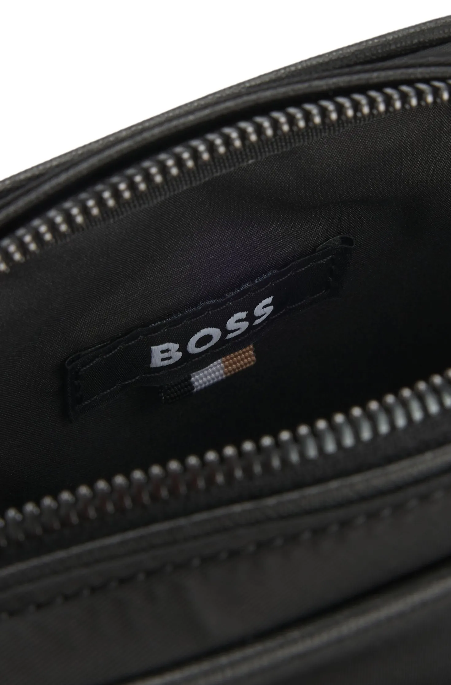 Twill reporter bag with adjustable logo strap