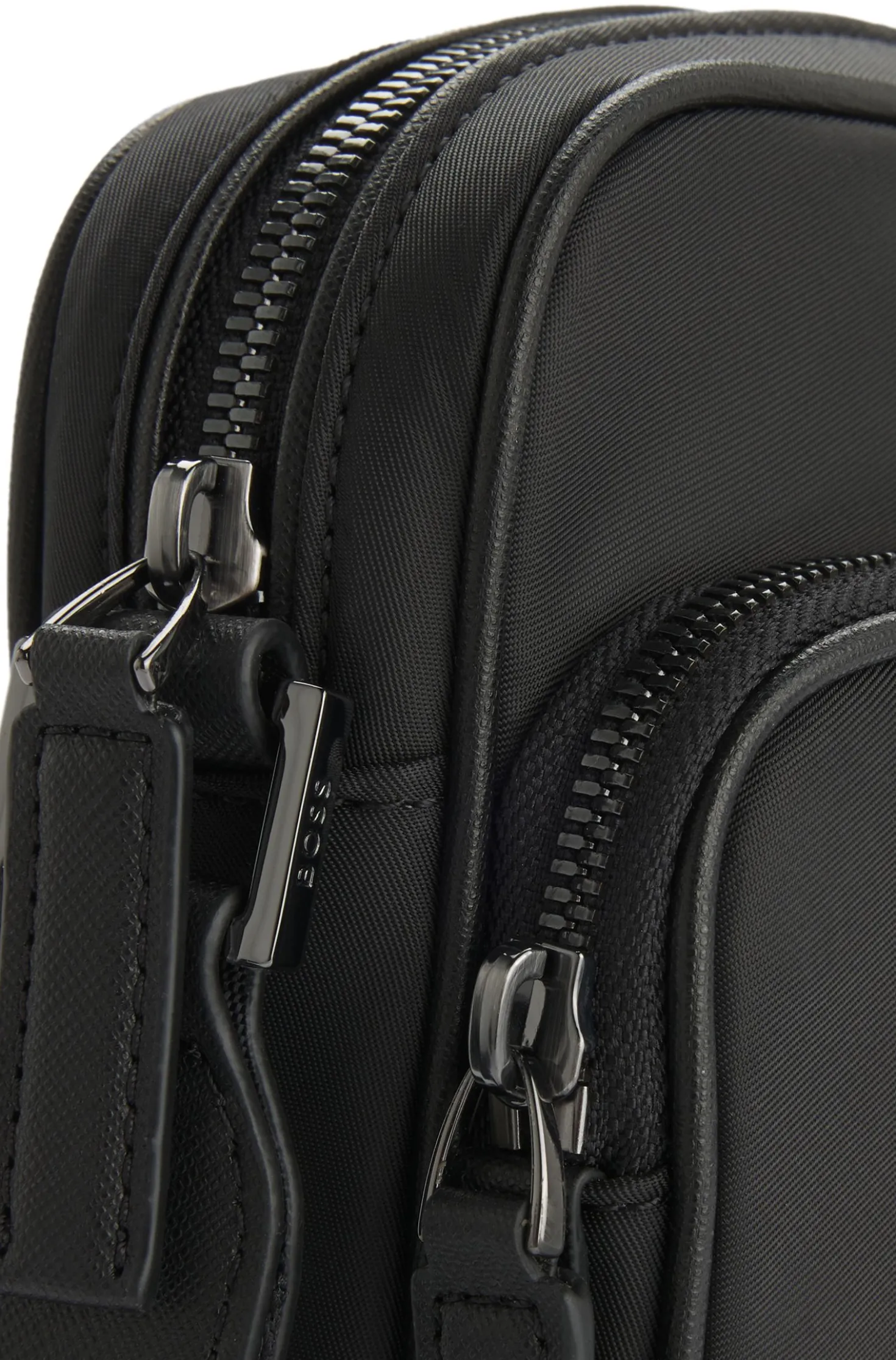 Twill reporter bag with adjustable logo strap