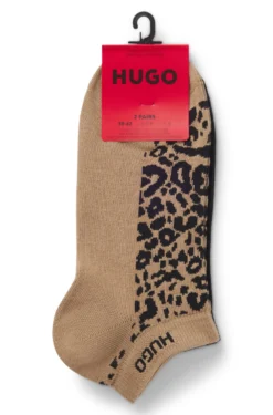 Two-pack of ankle-length cotton-blend socks