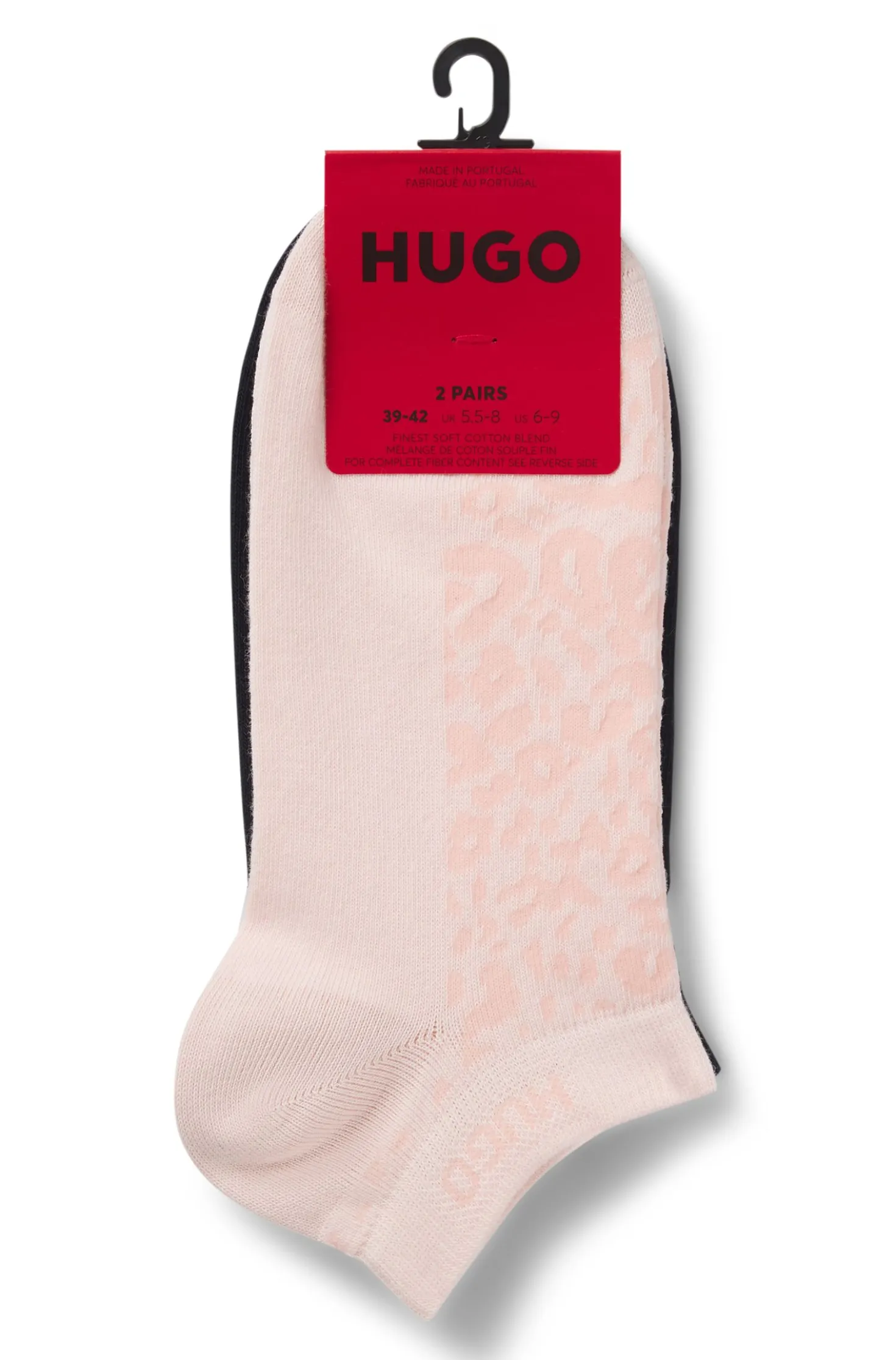 Two-pack of ankle-length cotton-blend socks