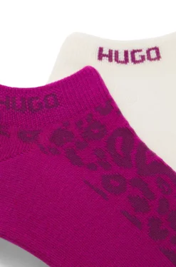 Two-pack of ankle-length cotton-blend socks