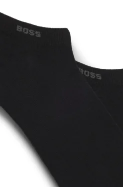 Two-pack of ankle-length socks in stretch fabric