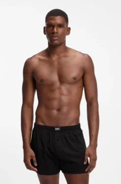 Two-pack of boxer shorts in stretch cotton