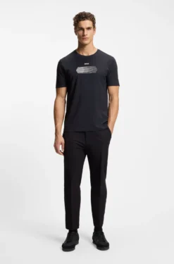Two-pack of regular-fit T-shirts in stretch cotton