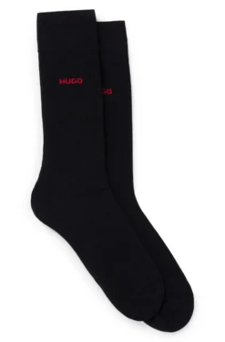 Two-pack of regular-length logo socks
