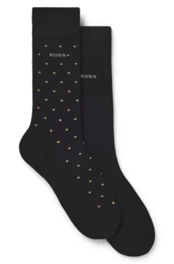 Two-pack of regular-length socks in bamboo