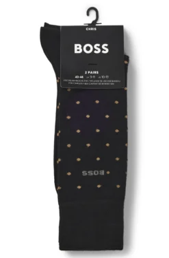 Two-pack of regular-length socks in bamboo