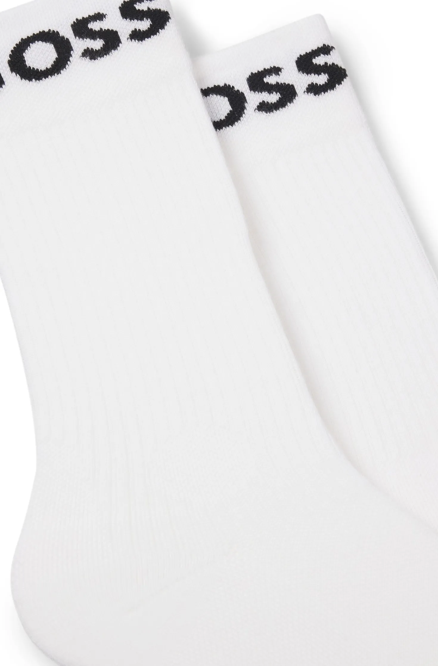 Two-pack of regular-length socks in stretch fabric