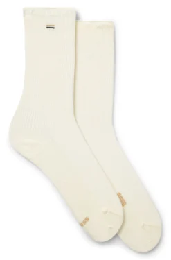 Two-pack of regular-length socks with logo details
