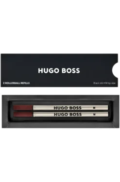 Two-pack of rollerball pen refills in black