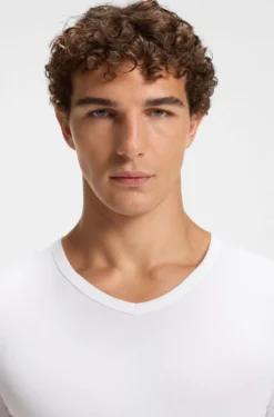 Two-pack of slim-fit stretch-cotton underwear T-shirts