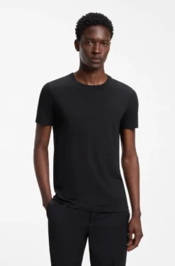 Two-pack of slim-fit T-shirts in stretch cotton