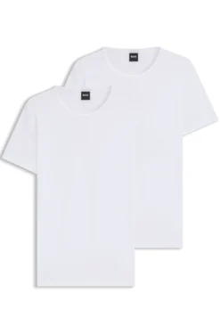 Two-pack of underwear T-shirts in stretch cotton