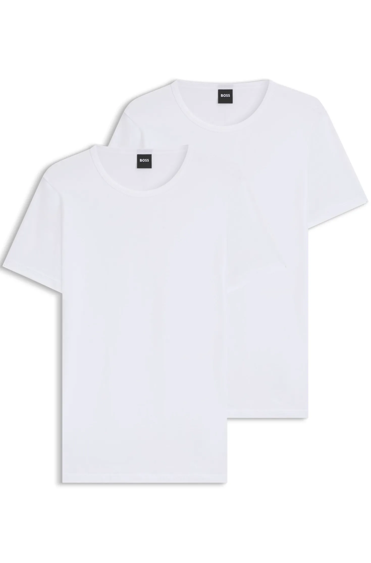 Two-pack of underwear T-shirts in stretch cotton