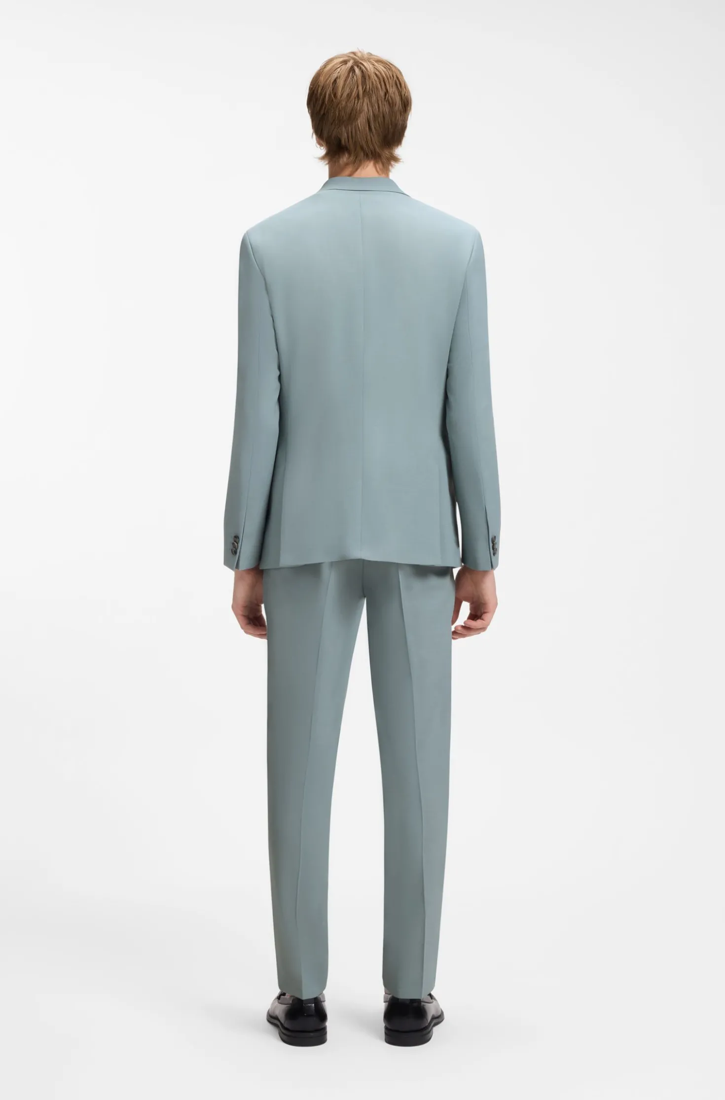 Two-piece extra-slim-fit suit in stretch fabric