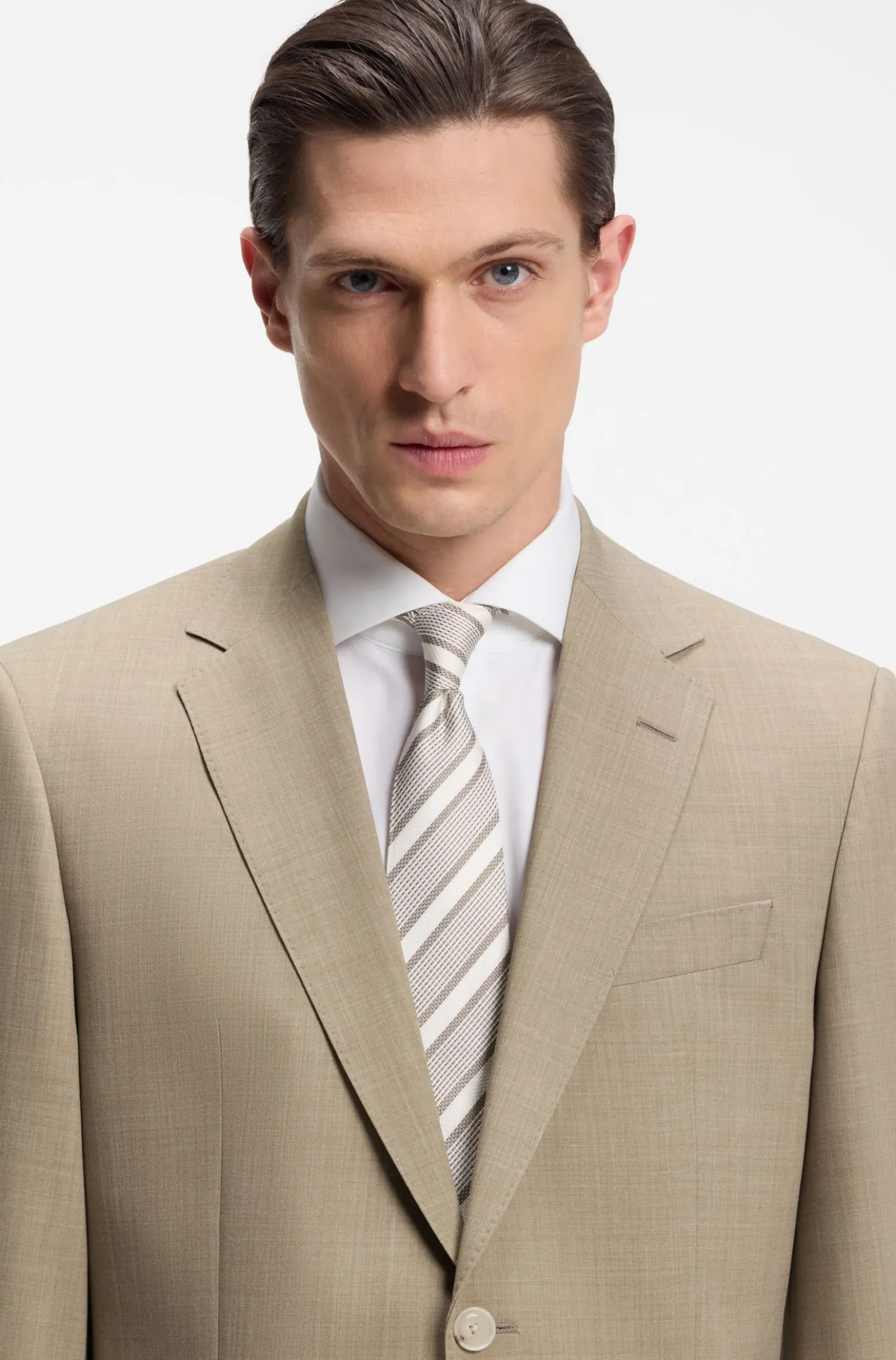Two-piece regular-fit suit in easy-care fabric