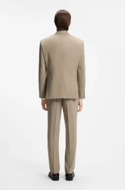 Two-piece regular-fit suit in easy-care fabric