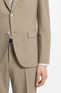 Two-piece regular-fit suit in easy-care fabric
