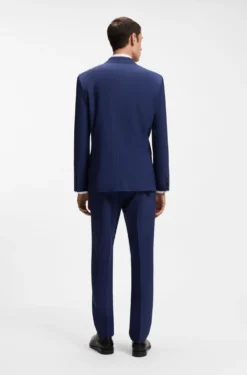Two-piece regular-fit suit in stretch wool