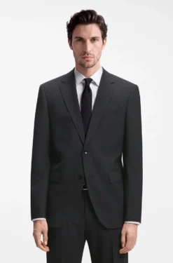 Two-piece regular-fit suit in stretch wool