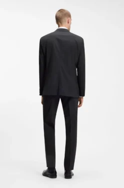 Two-piece regular-fit suit in stretch wool