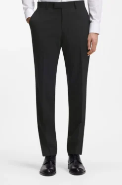 Two-piece regular-fit suit in stretch wool