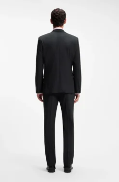 Two-piece regular-fit suit in stretch wool