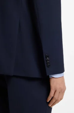 Two-piece regular-fit suit in stretch wool
