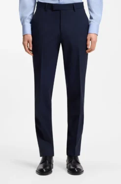 Two-piece regular-fit suit in stretch wool