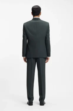 Two-piece regular-fit suit in stretch cloth