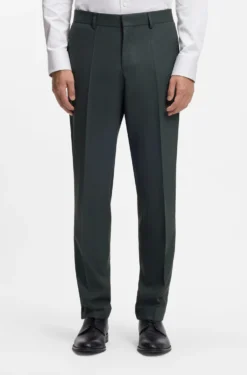 Two-piece regular-fit suit in stretch cloth