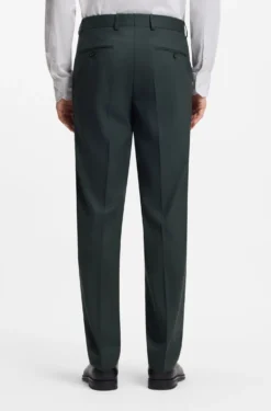 Two-piece regular-fit suit in stretch cloth
