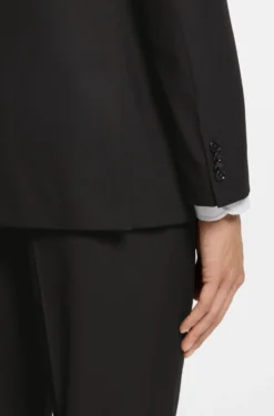 Two-piece regular-fit suit in stretch cloth