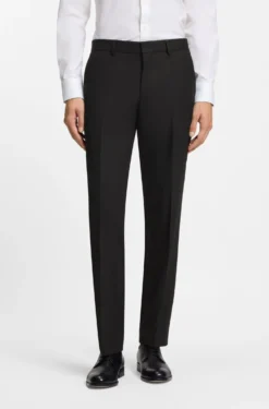 Two-piece regular-fit suit in stretch cloth