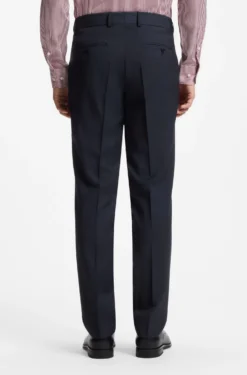 Two-piece regular-fit suit in virgin wool
