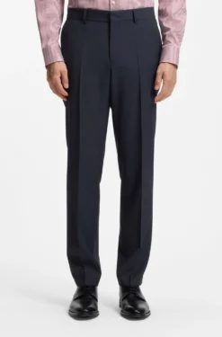 Two-piece regular-fit suit in virgin wool