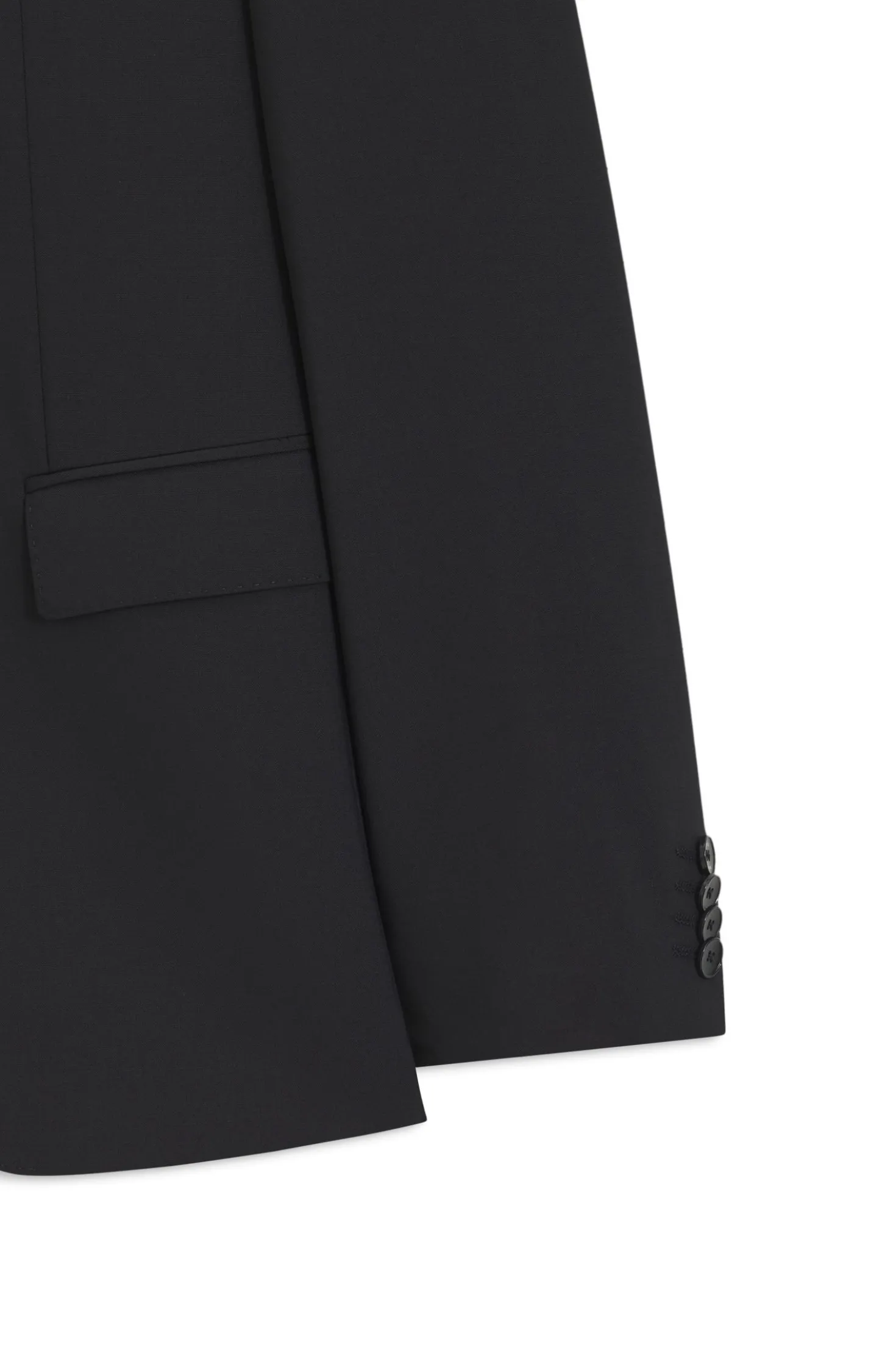 Two-piece slim-fit suit in stretch wool