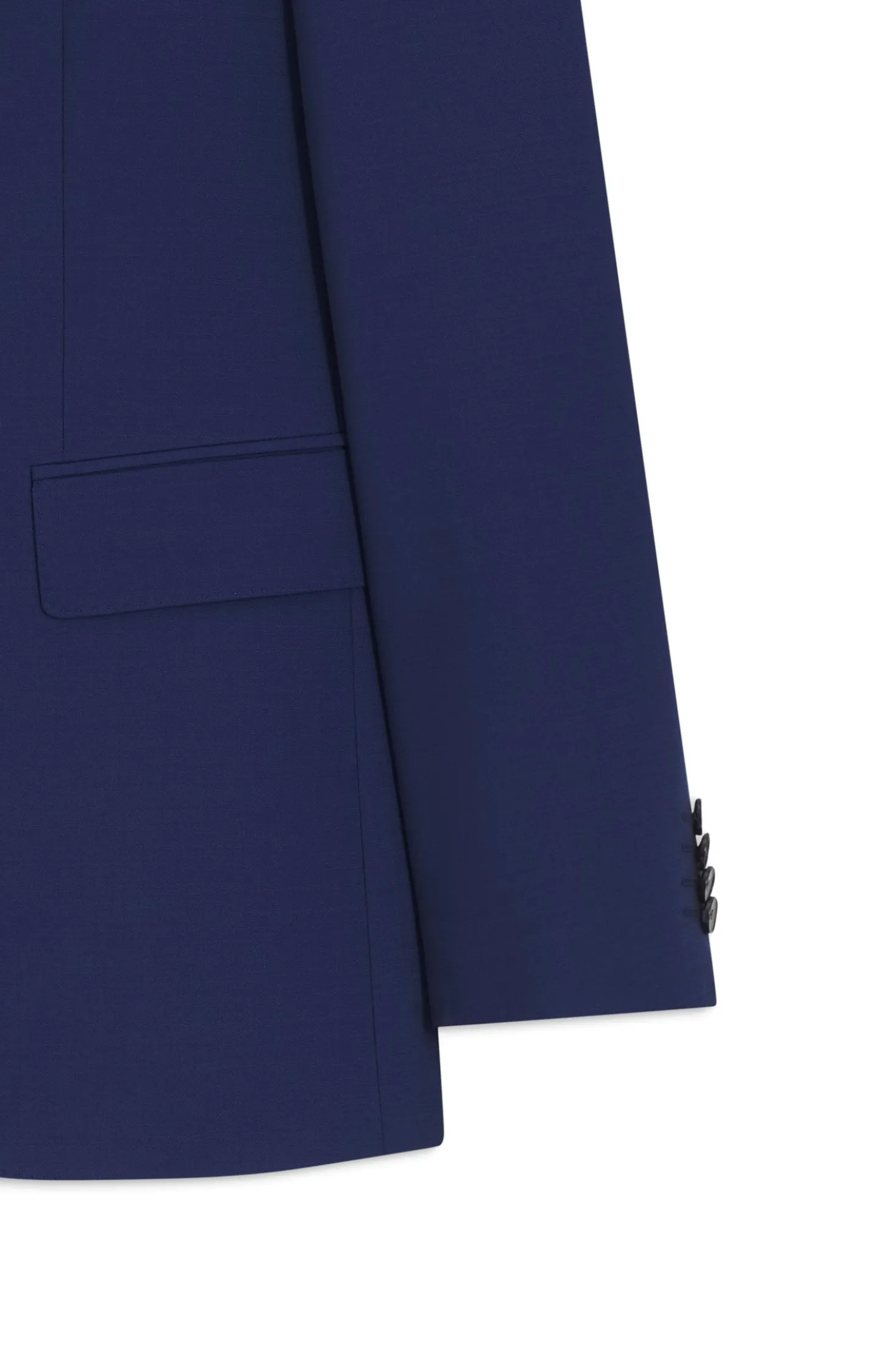 Two-piece slim-fit suit in stretch wool