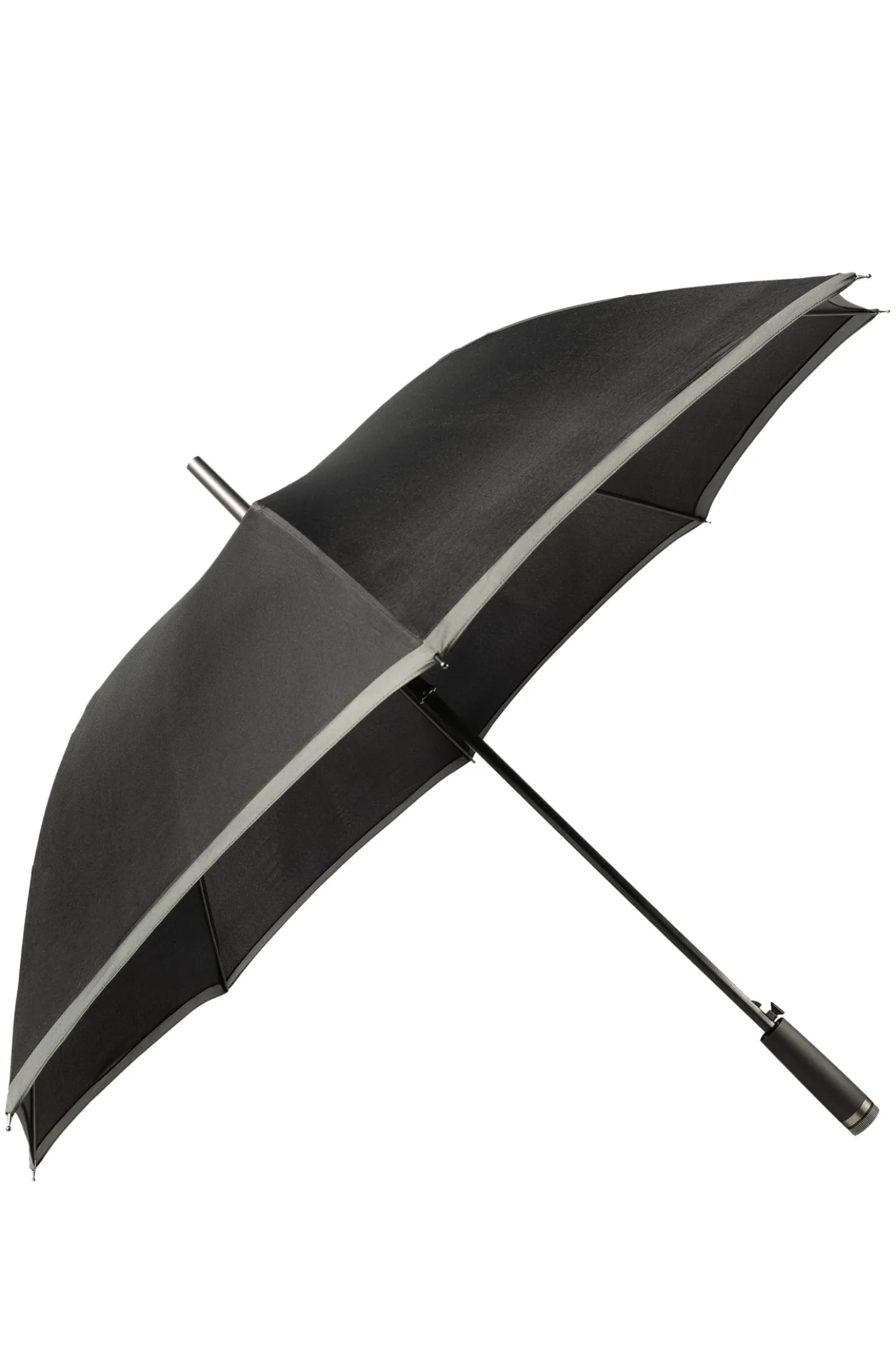 Umbrella with contrast canopy edge