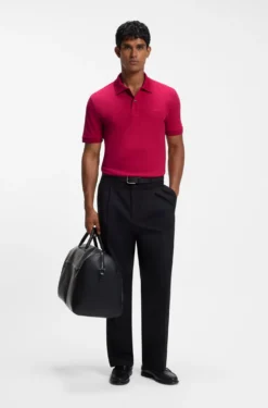 Versatile polo shirt in soft cotton