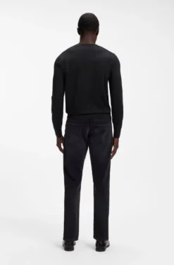 V-neck sweater in extra-fine merino wool