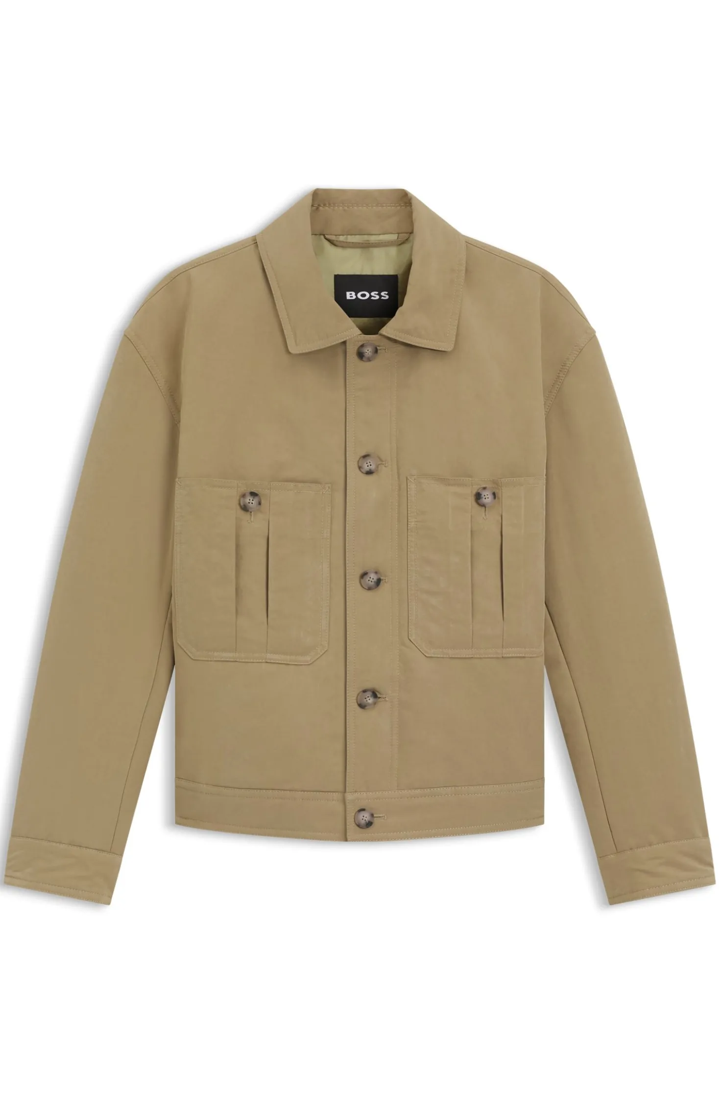 Water-repellent jacket in peached fabric