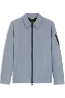 Water-repellent jacket in stretch material
