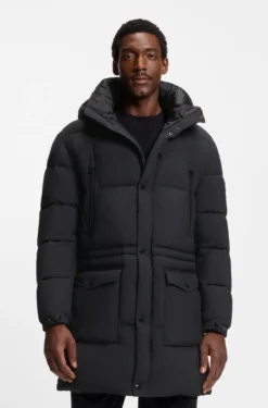 Water-repellent jacket with padding