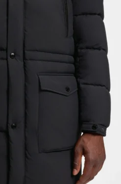 Water-repellent jacket with padding
