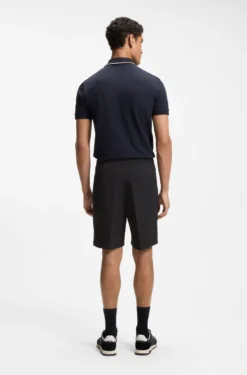 Water-repellent regular-fit shorts in quick-dry twill