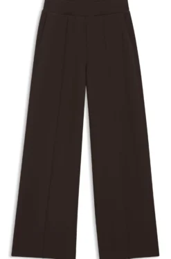 Wide-leg relaxed-fit trousers with Double B logo