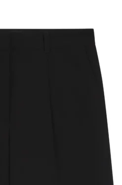 Wide-leg trousers in stretch fabric