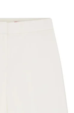 Wide-leg trousers in stretch fabric