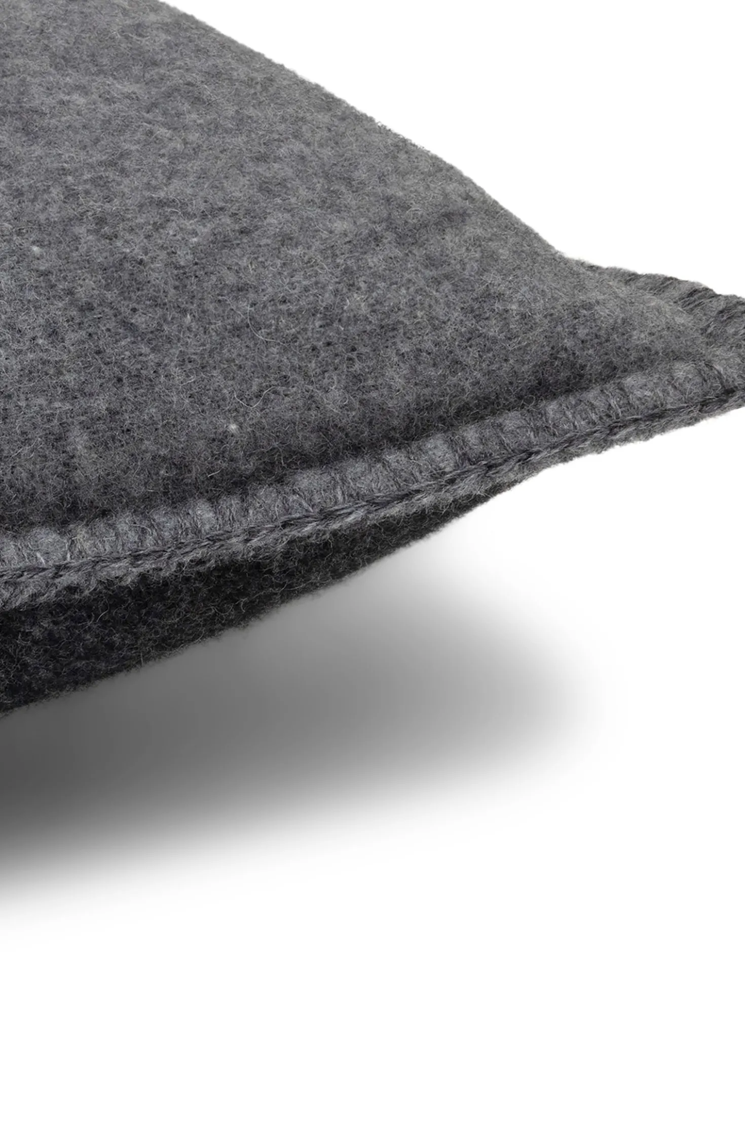Wool-blend cushion cover with Double B monogram